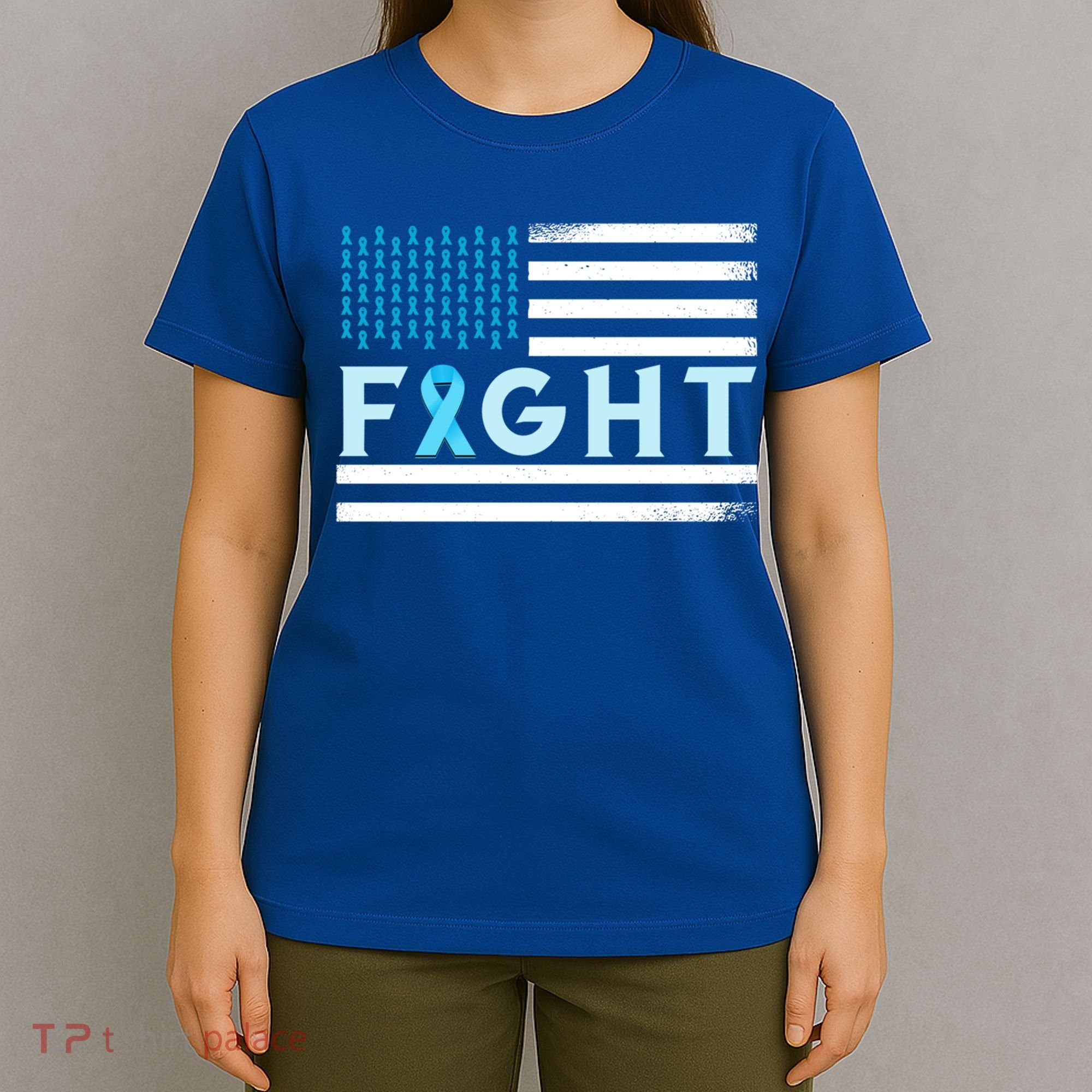 Prostate Cancer America Fight Prostate Cancer Awareness Gift T-Shirt