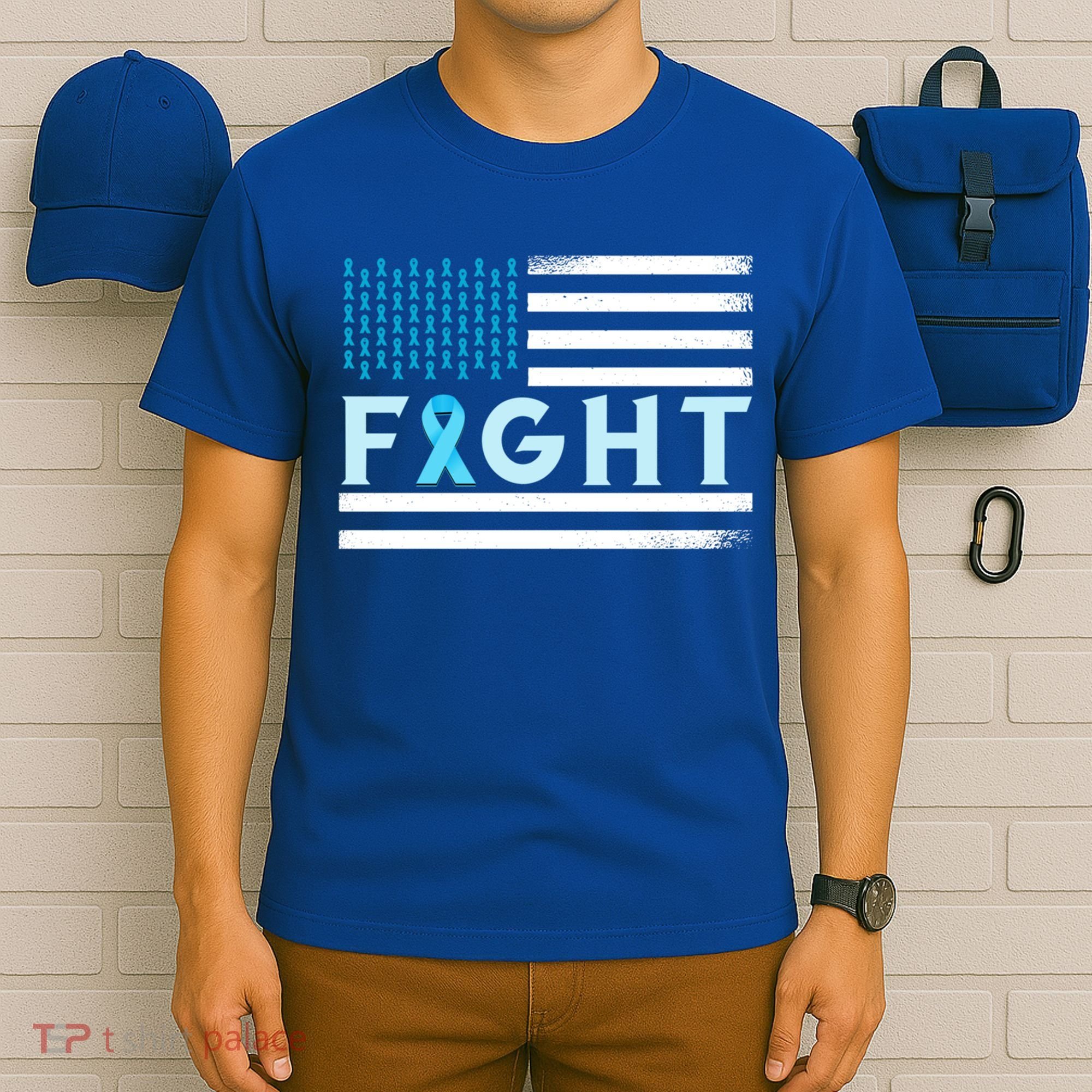 Prostate Cancer America Fight Prostate Cancer Awareness Gift T-Shirt