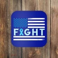 Prostate Cancer America Fight Prostate Cancer Awareness Gift Coaster thumb 0