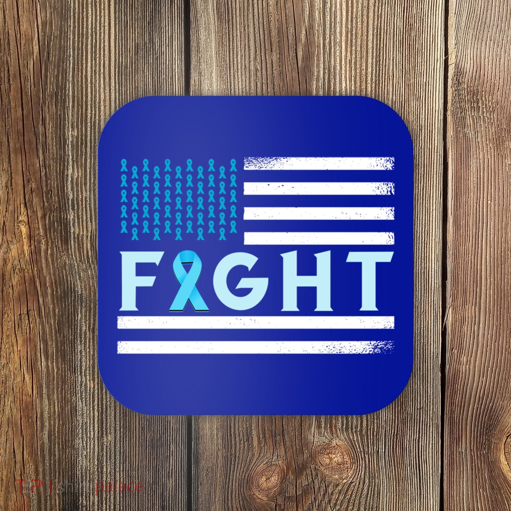 Prostate Cancer America Fight Prostate Cancer Awareness Gift Coaster