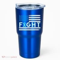Prostate Cancer America Fight Prostate Cancer Awareness Gift Tumbler thumb 0