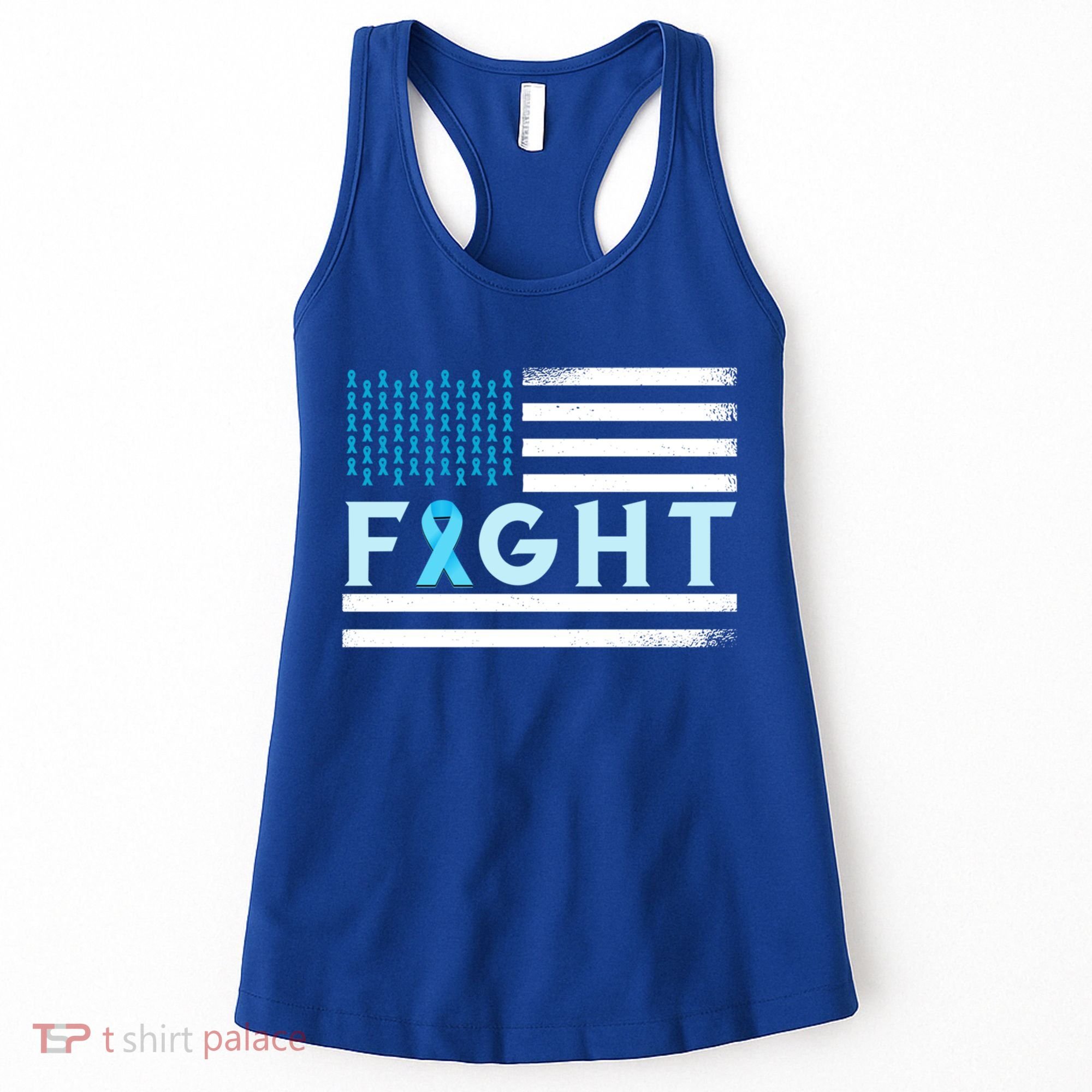 Prostate Cancer America Fight Prostate Cancer Awareness Gift Women's Tank Top