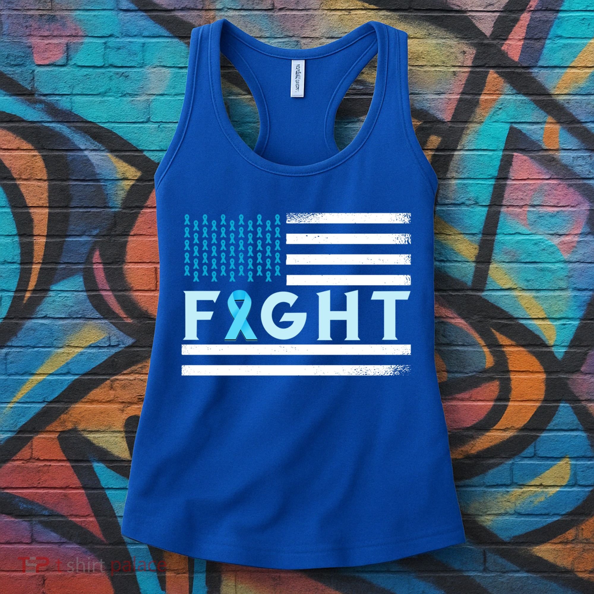 Prostate Cancer America Fight Prostate Cancer Awareness Gift Women's Tank Top