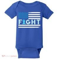Prostate Cancer America Fight Prostate Cancer Awareness Gift Baby Bodysuit thumb 0