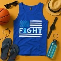 Prostate Cancer America Fight Prostate Cancer Awareness Gift Tank Top thumb 4