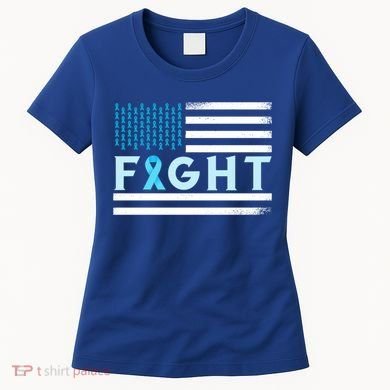 Prostate Cancer America Fight Prostate Cancer Awareness Gift Women's T-Shirt