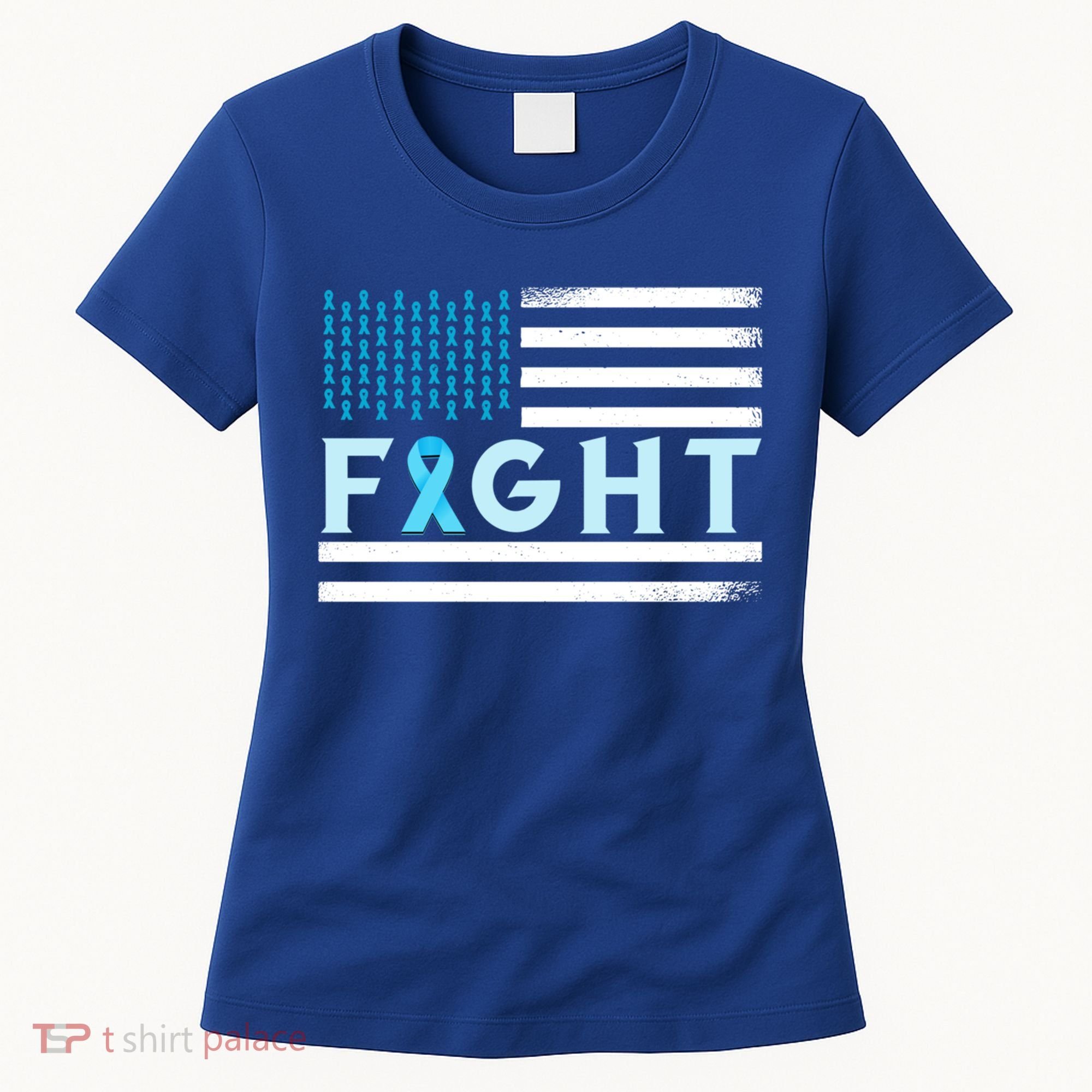 Prostate Cancer America Fight Prostate Cancer Awareness Gift Women's T-Shirt
