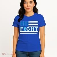 Prostate Cancer America Fight Prostate Cancer Awareness Gift Women's T-Shirt thumb 4