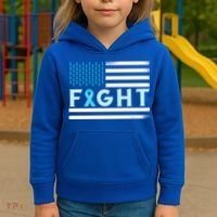 Prostate Cancer America Fight Prostate Cancer Awareness Gift Kids Hoodie thumb 3
