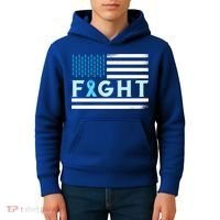 Prostate Cancer America Fight Prostate Cancer Awareness Gift Kids Hoodie thumb 4