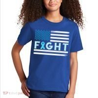 Prostate Cancer America Fight Prostate Cancer Awareness Gift Kids T-Shirt thumb 2