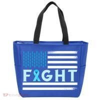 Prostate Cancer America Fight Prostate Cancer Awareness Gift Tote Bag thumb 0