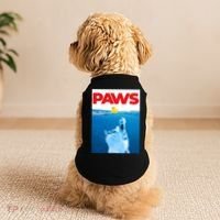 PAWS Cat And Yellow Rubber Duck Cute Kitten Funny Cat Parody Doggie Tank thumb 2