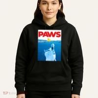 PAWS Cat And Yellow Rubber Duck Cute Kitten Funny Cat Parody Hoodie thumb 5