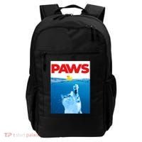 PAWS Cat And Yellow Rubber Duck Cute Kitten Funny Cat Parody Backpack thumb 0