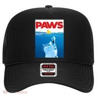PAWS Cat And Yellow Rubber Duck Cute Kitten Funny Cat Parody Hat thumb 0