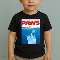 PAWS Cat And Yellow Rubber Duck Cute Kitten Funny Cat Parody Toddler T-Shirt thumb 2