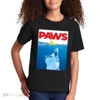 PAWS Cat And Yellow Rubber Duck Cute Kitten Funny Cat Parody Kids T-Shirt thumb 2