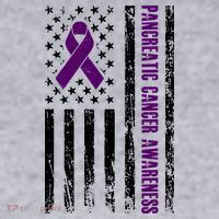 Pancreatic Cancer Awareness Purple Ribbon Women's Sweatshirt thumb 2
