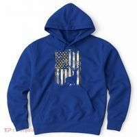 Patriotic Camo American Flag Deer Hunter Hunting Gift Hoodie thumb 0