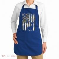 Patriotic Camo American Flag Deer Hunter Hunting Gift Apron thumb 2