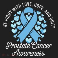 Prostate Cancer Awareness Love Hope Unity Light Blue Ribbon Women's Sweatshirt thumb 2