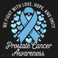 Prostate Cancer Awareness Love Hope Unity Light Blue Ribbon Kids Long Sleeve Shirt thumb 2