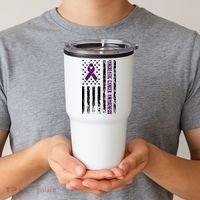 Pancreatic Cancer Awareness Tumbler thumb 2