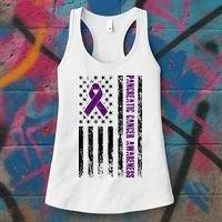 Pancreatic Cancer Awareness Women's Tank Top thumb 3