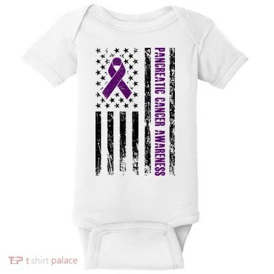 Pancreatic Cancer Awareness Baby Bodysuit