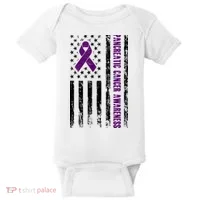 Pancreatic Cancer Awareness Baby Bodysuit thumb 0