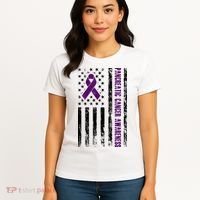 Pancreatic Cancer Awareness Women's T-Shirt thumb 4