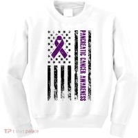 Pancreatic Cancer Awareness Kids Sweatshirt thumb 0
