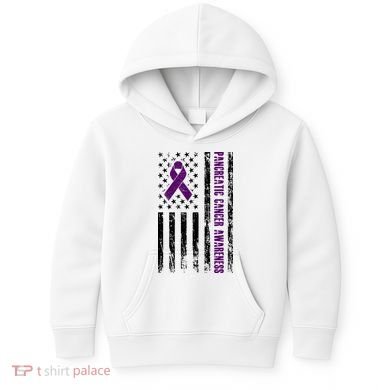 Pancreatic Cancer Awareness Kids Hoodie