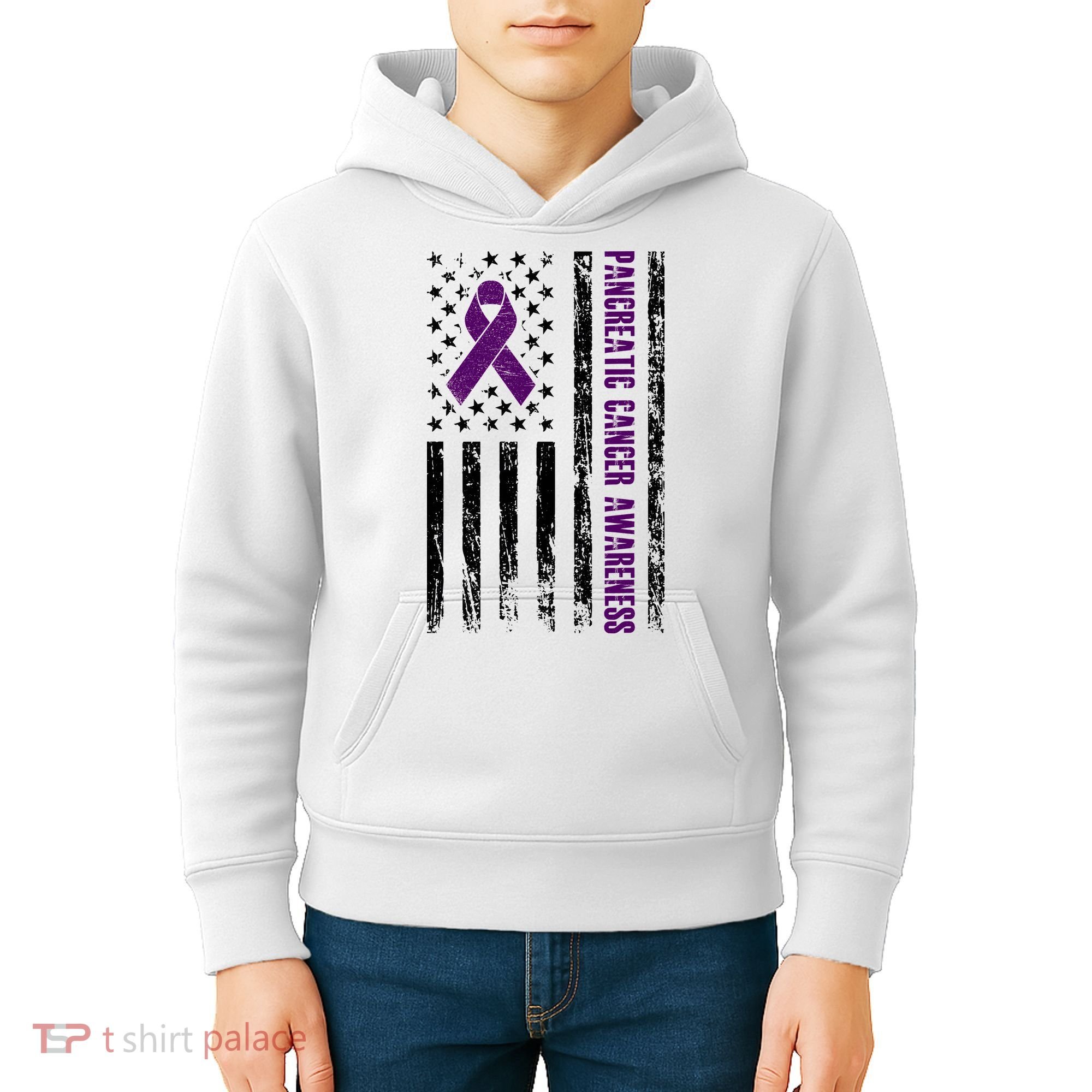 Pancreatic Cancer Awareness Kids Hoodie