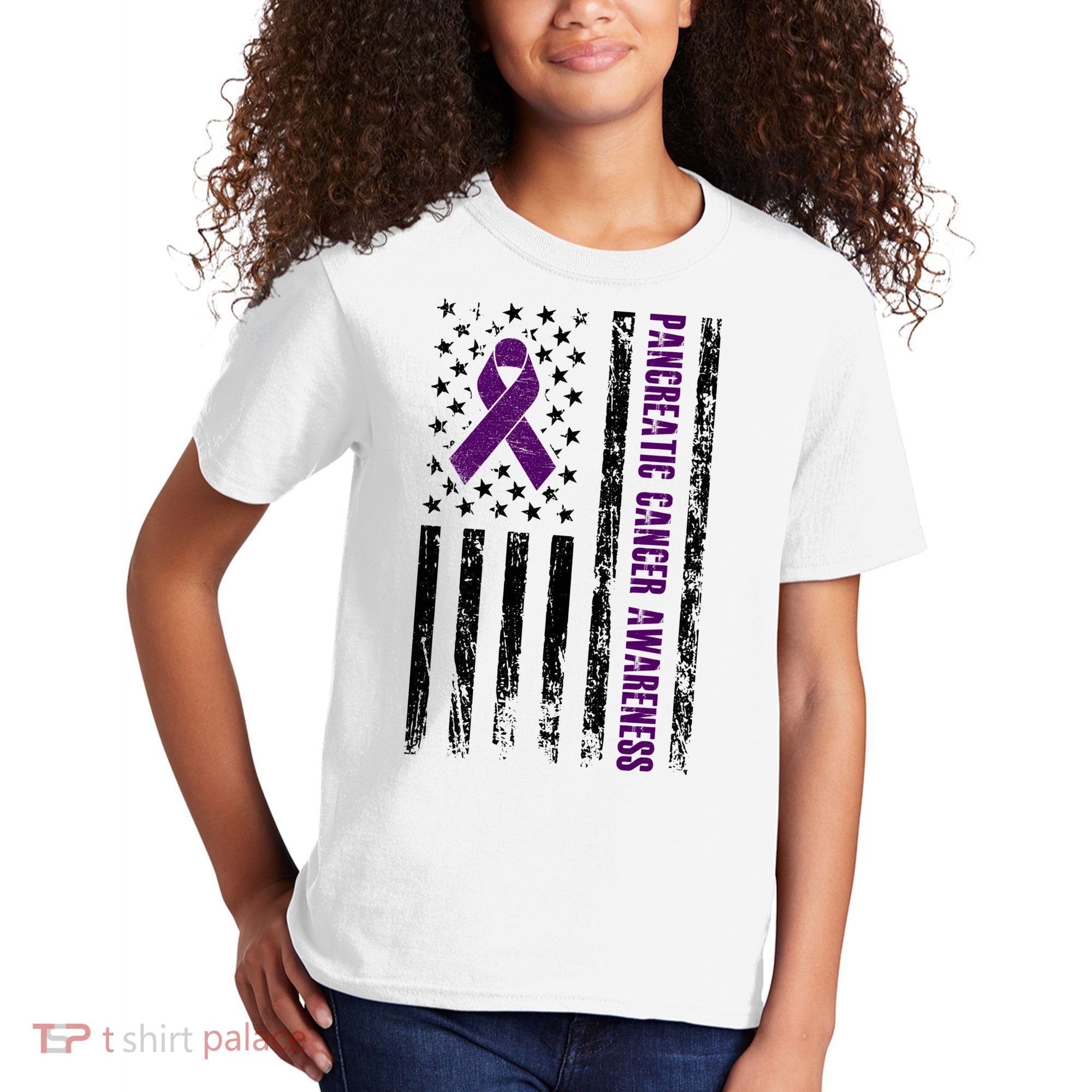 Pancreatic Cancer Awareness Kids T-Shirt
