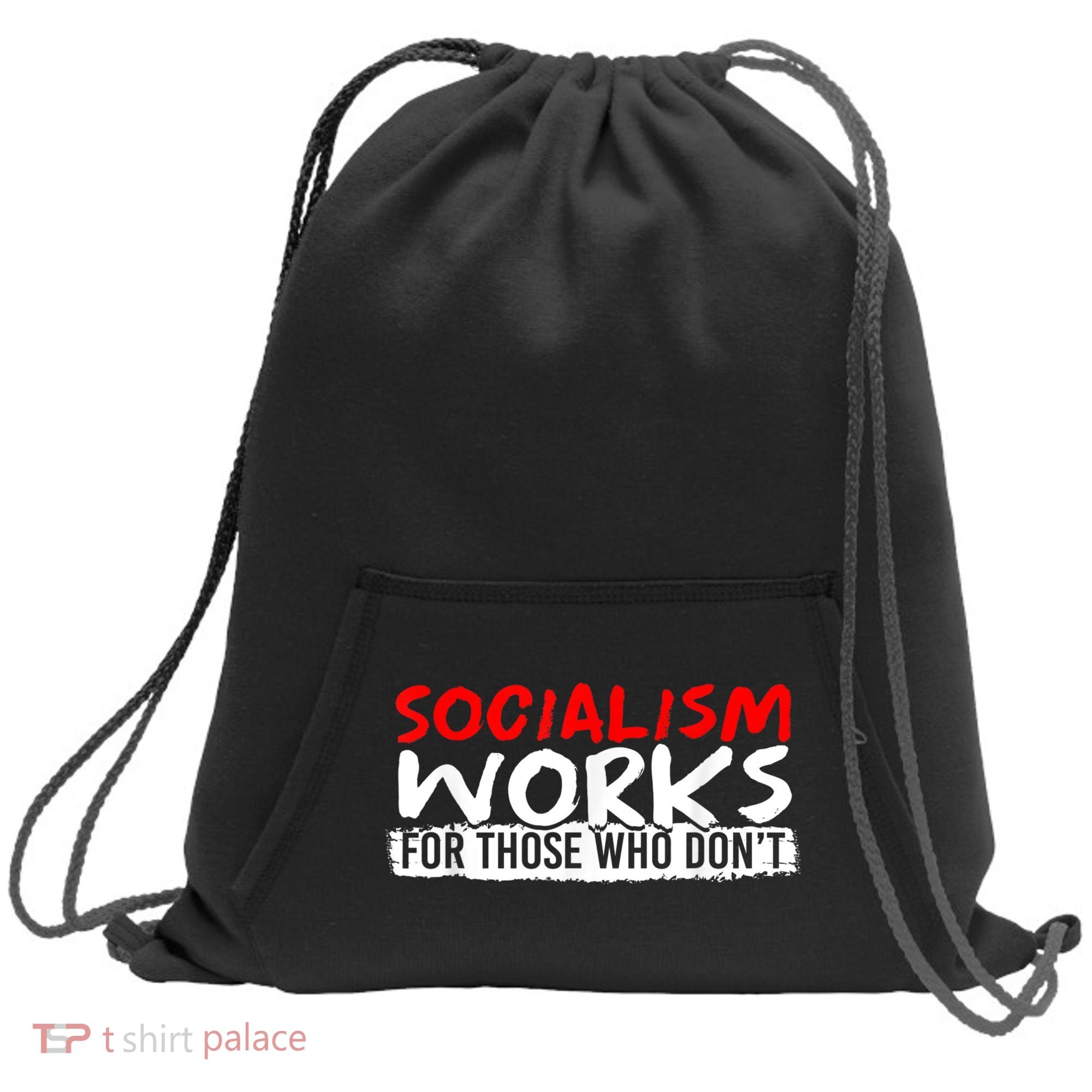Pro Capitalism Anti Communist Funny Anti Socialism Sweatshirt Cinch Pack Bag