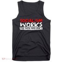 Pro Capitalism Anti Communist Funny Anti Socialism Tank Top thumb 0