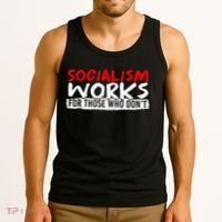 Pro Capitalism Anti Communist Funny Anti Socialism Tank Top thumb 3