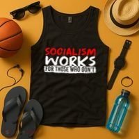 Pro Capitalism Anti Communist Funny Anti Socialism Tank Top thumb 4