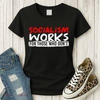Pro Capitalism Anti Communist Funny Anti Socialism Women's T-Shirt thumb 3