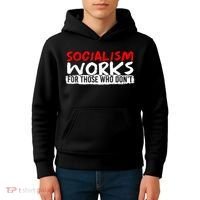 Pro Capitalism Anti Communist Funny Anti Socialism Kids Hoodie thumb 4