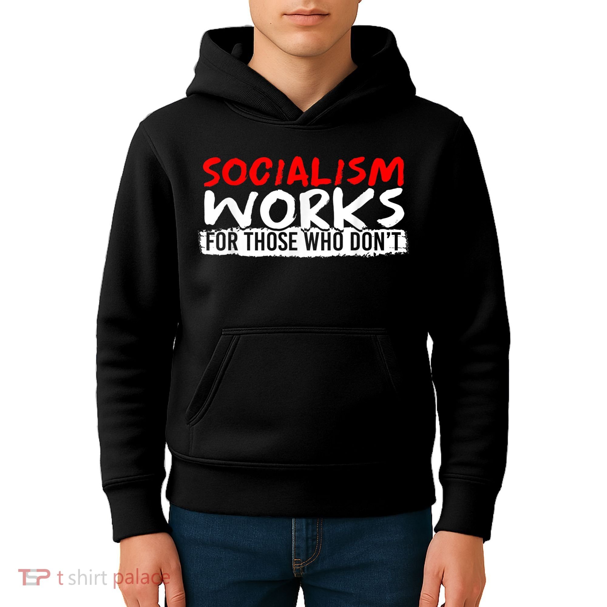 Pro Capitalism Anti Communist Funny Anti Socialism Kids Hoodie