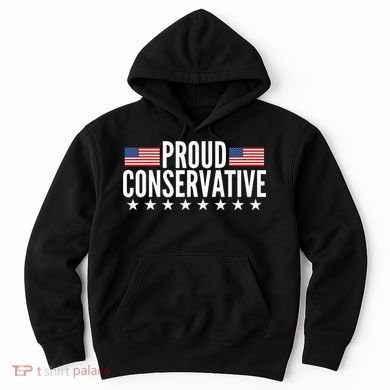 Proud Conservative American USA Flag Hoodie