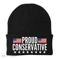 Proud Conservative American USA Flag Beanie thumb 0