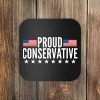 Proud Conservative American USA Flag Coaster thumb 0