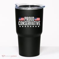 Proud Conservative American USA Flag Tumbler thumb 0
