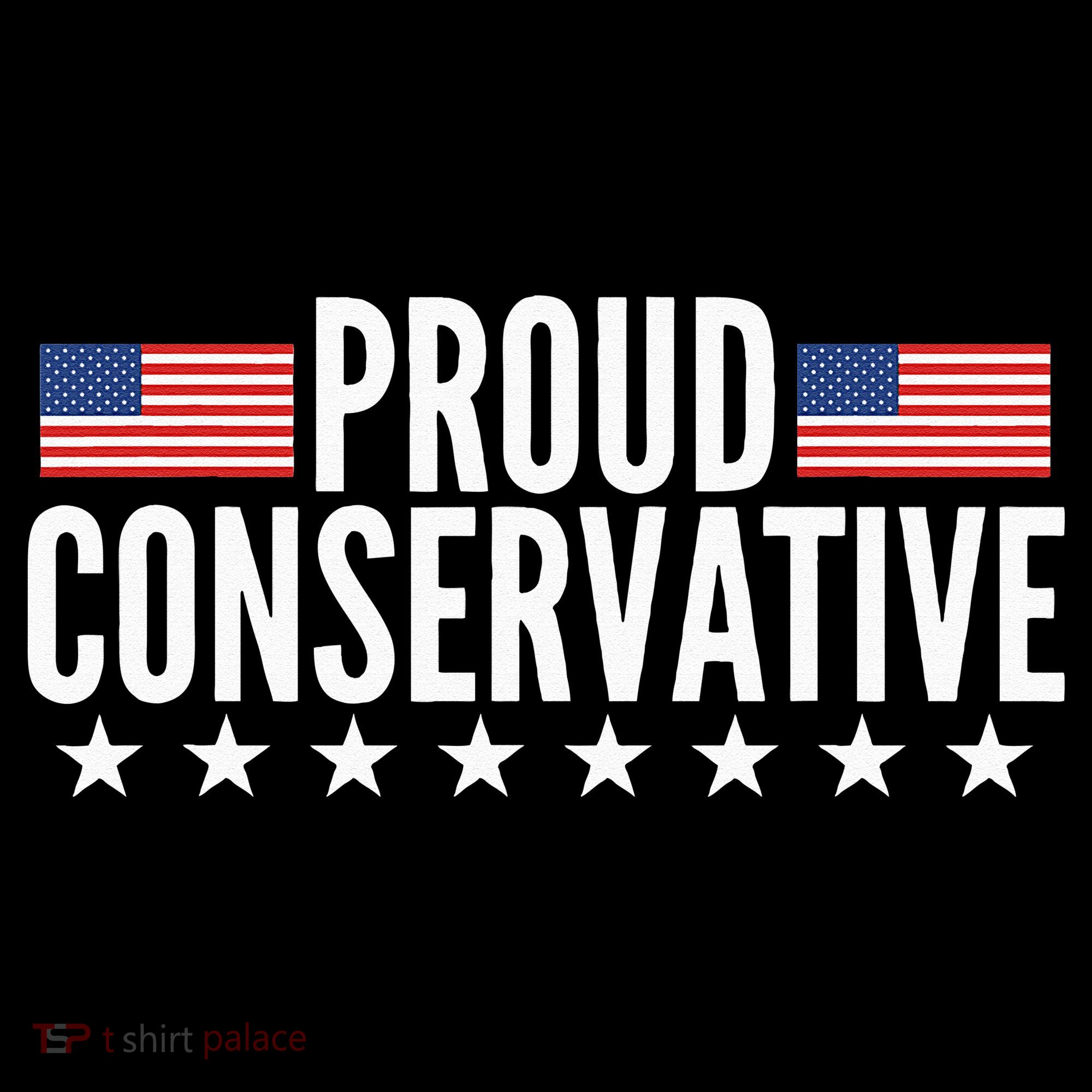 Proud Conservative American USA Flag Mousepad