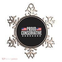Proud Conservative American USA Flag Ornament thumb 0