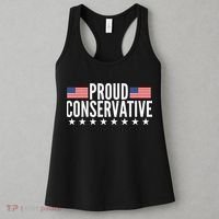 Proud Conservative American USA Flag Women's Tank Top thumb 3